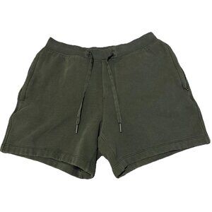 LULULEMON STEADY STATE 5" SHORTS SMALL LIKE NEW FOREST GREEN